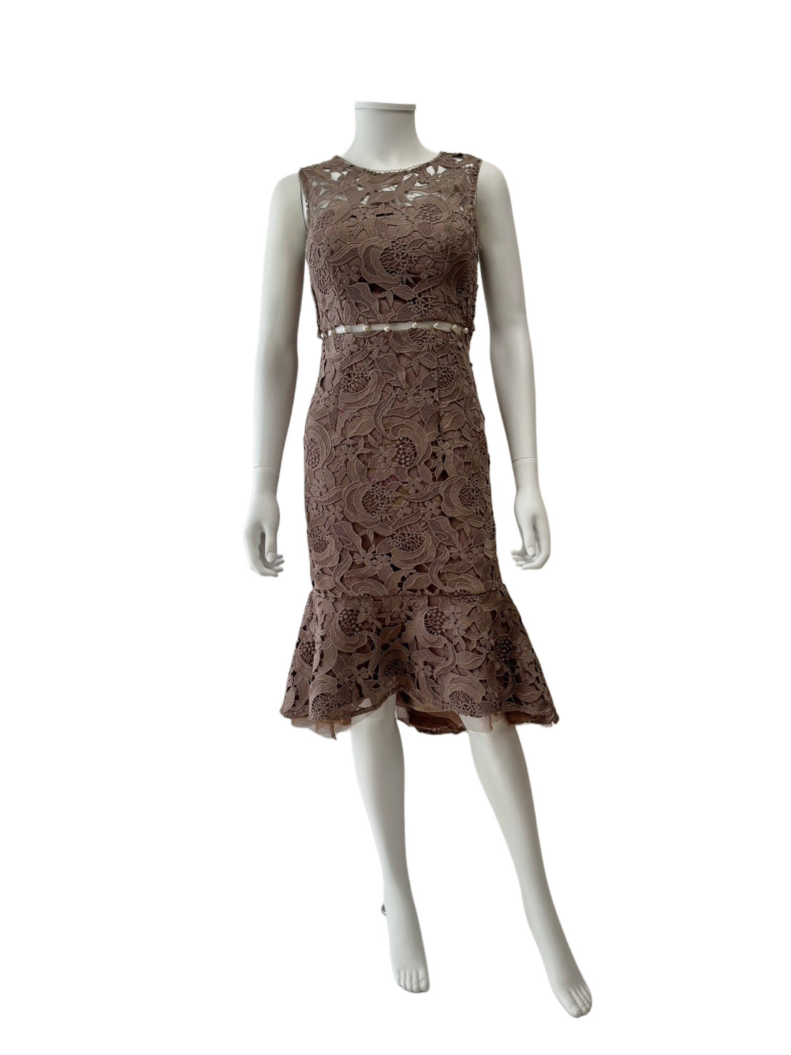 【151】レース ノースリーブ マーメイド ミディアムドレス DEA.by ROBE de FLEURS