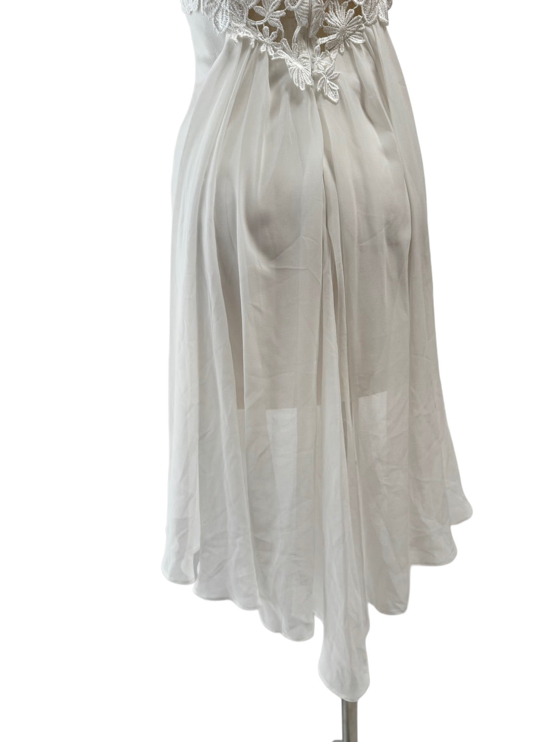 【127】レース タイト ミニ丈 ミニドレス an