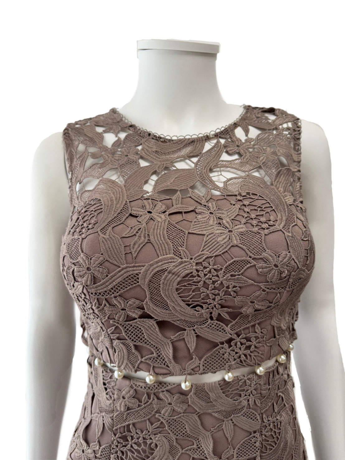 【151】レース ノースリーブ マーメイド ミディアムドレス DEA.by ROBE de FLEURS