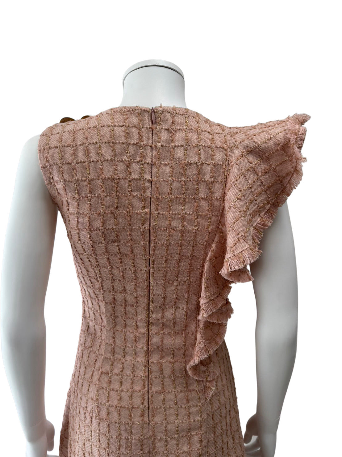 【160】フリル チャック Aライン ミニドレス Andy