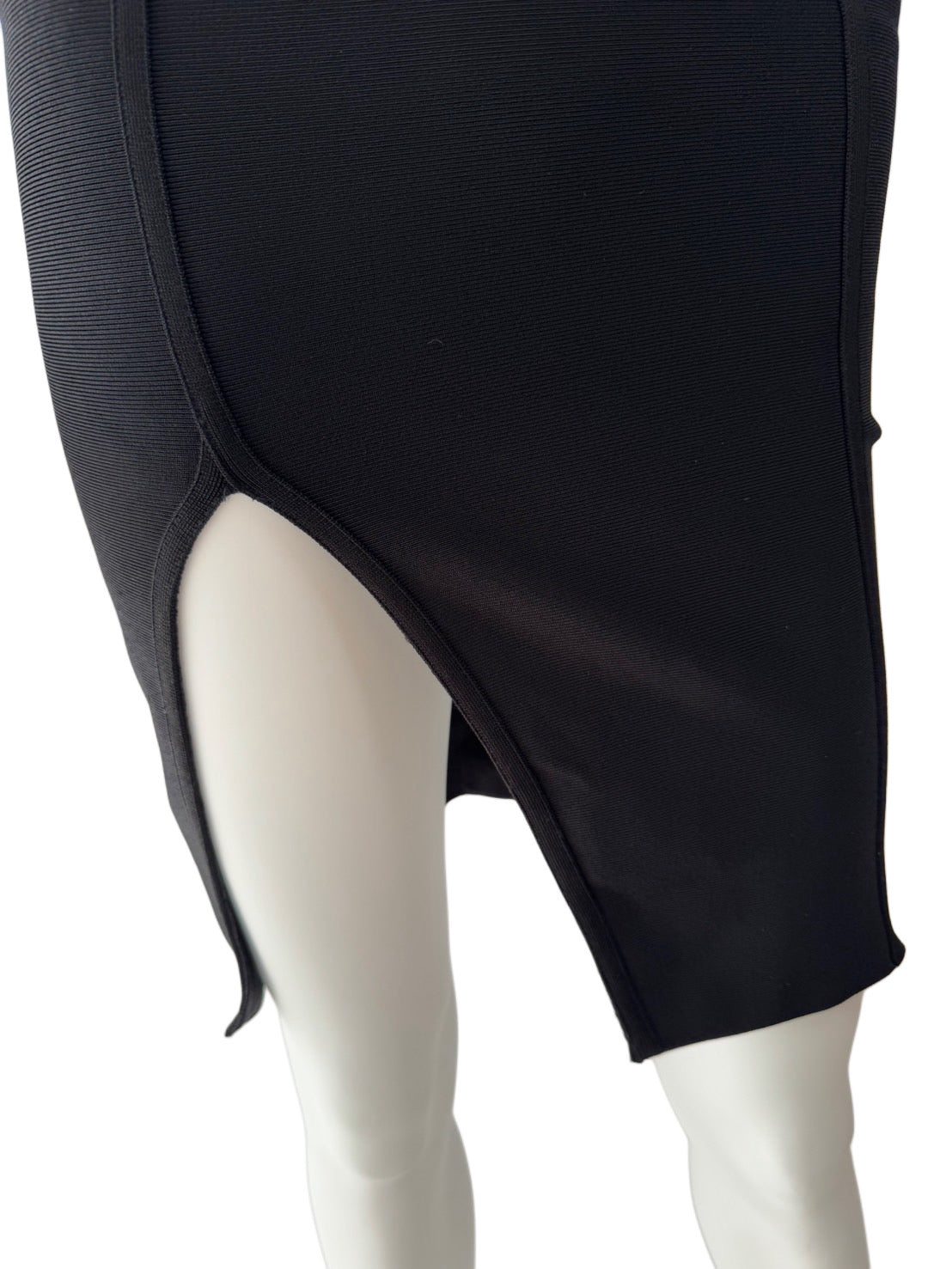 【124】ノースリーブ スリット ひざ丈 ミディアムドレス Andy GLAMOROUS