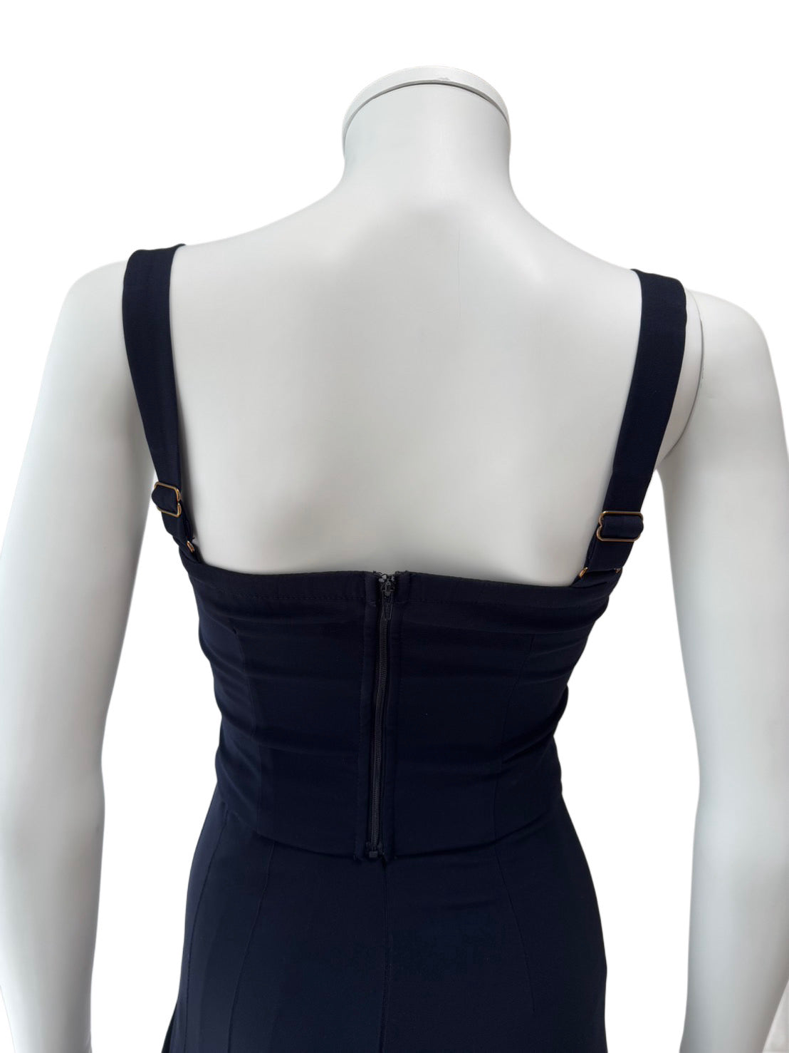 【139】セットアップ プリーツ ノースリーブ ベルト ミニドレス ROBE de FLEURS Glossy