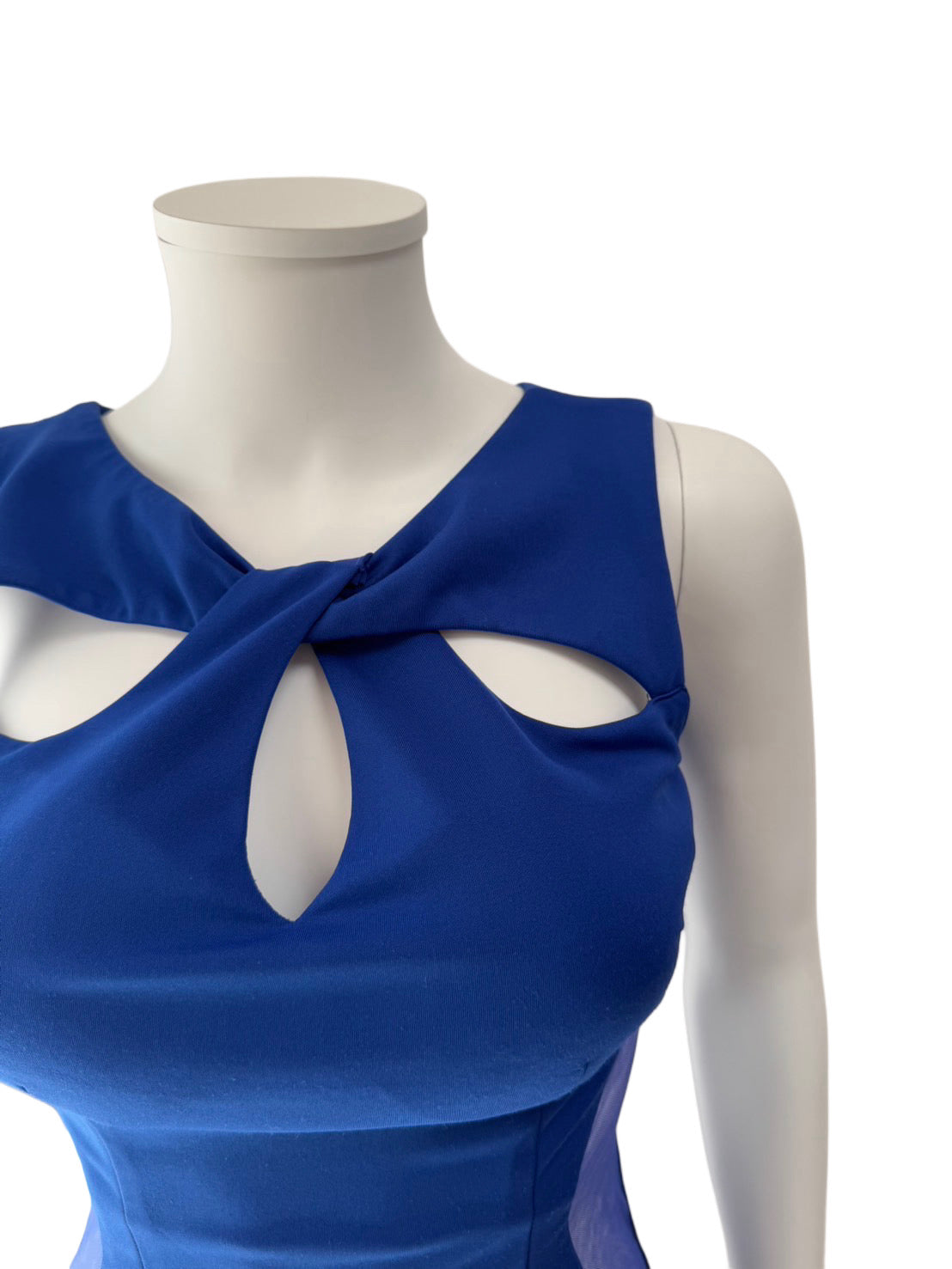 【135】ノースリーブ スリット ミニ丈 ミニドレス Andy