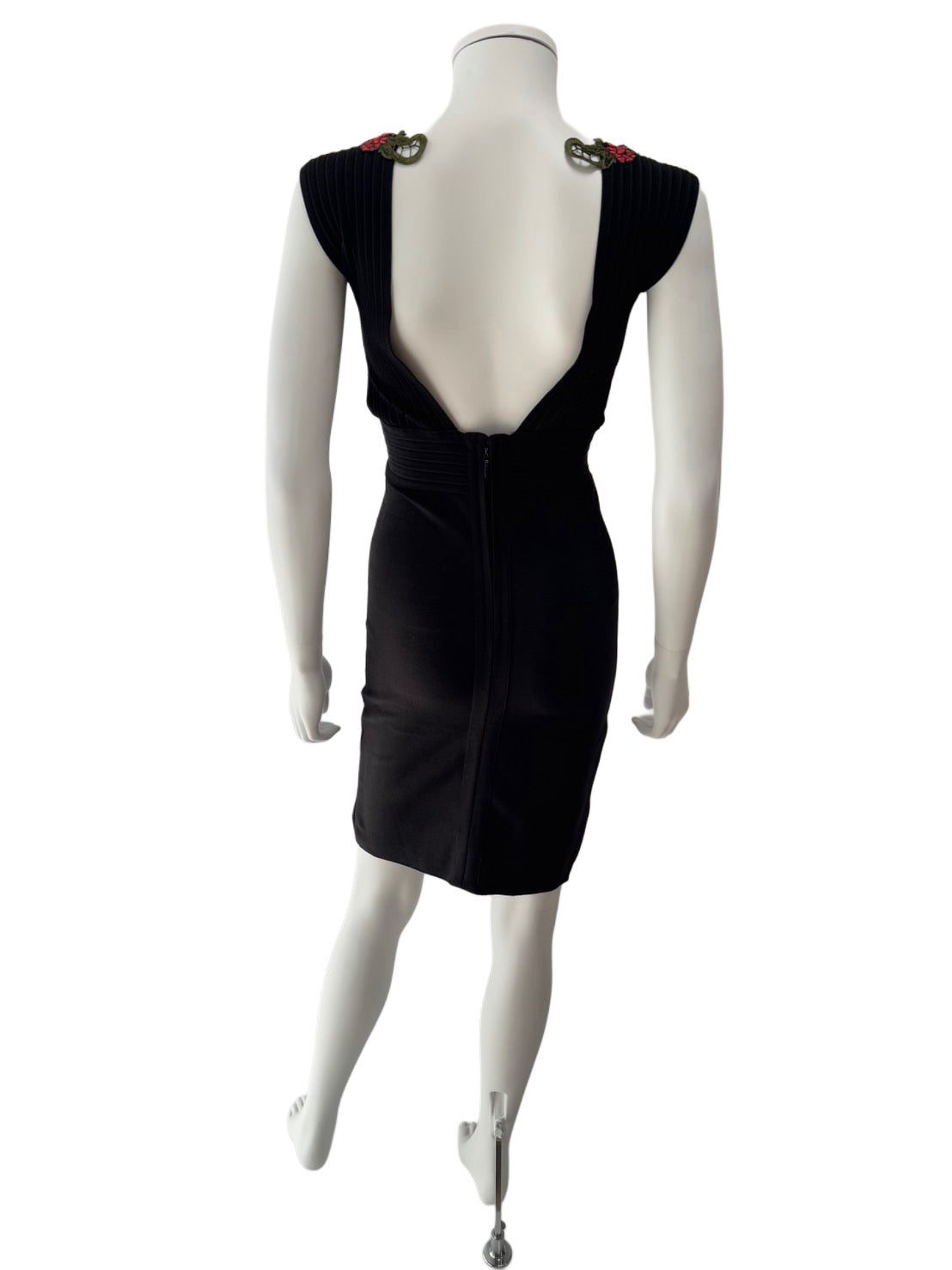 【124】ノースリーブ スリット ひざ丈 ミディアムドレス Andy GLAMOROUS