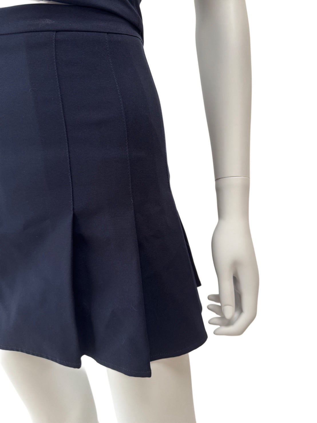 【139】セットアップ プリーツ ノースリーブ ベルト ミニドレス ROBE de FLEURS Glossy