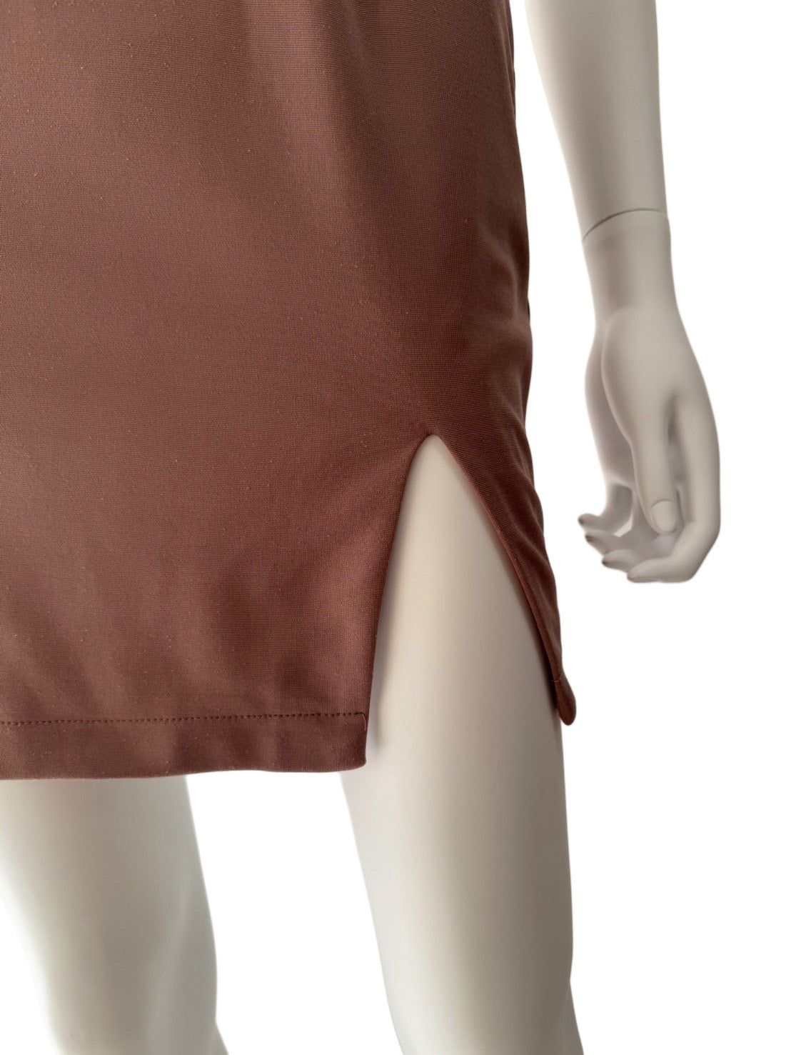 【102】ノースリーブ ベルト スリット ミニ丈 ミニドレス ANDY GLAMOROUS