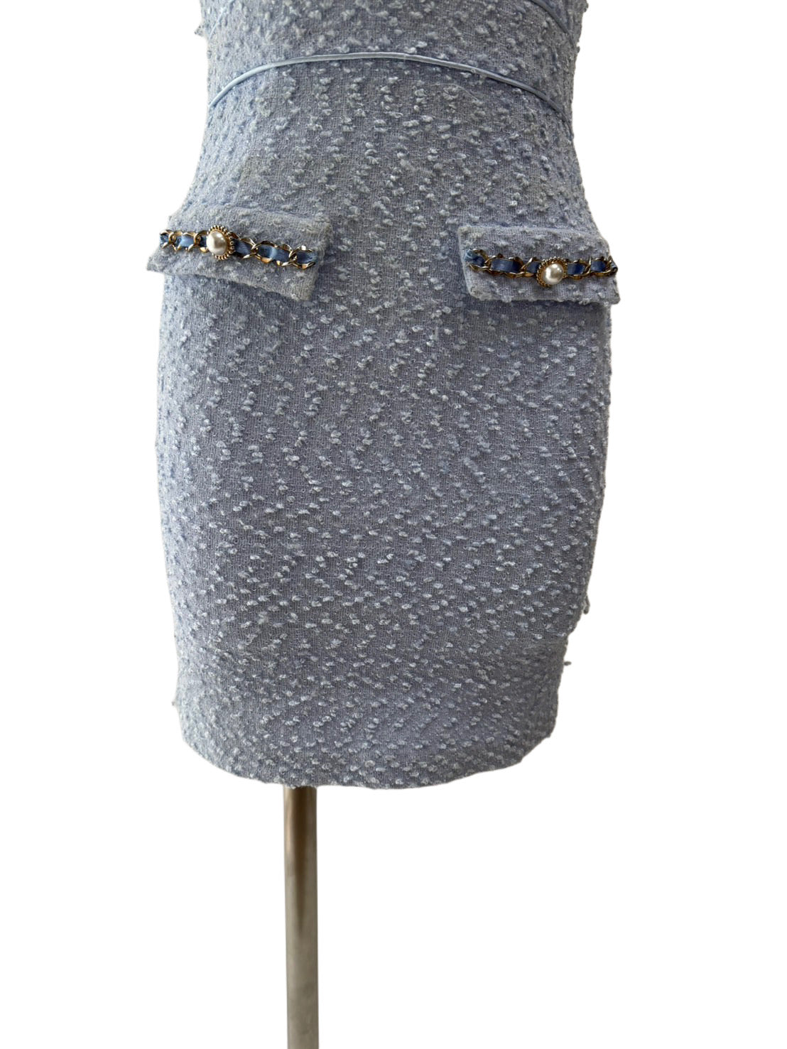 【156】ノースリーブ フロントジップ ミニドレス an