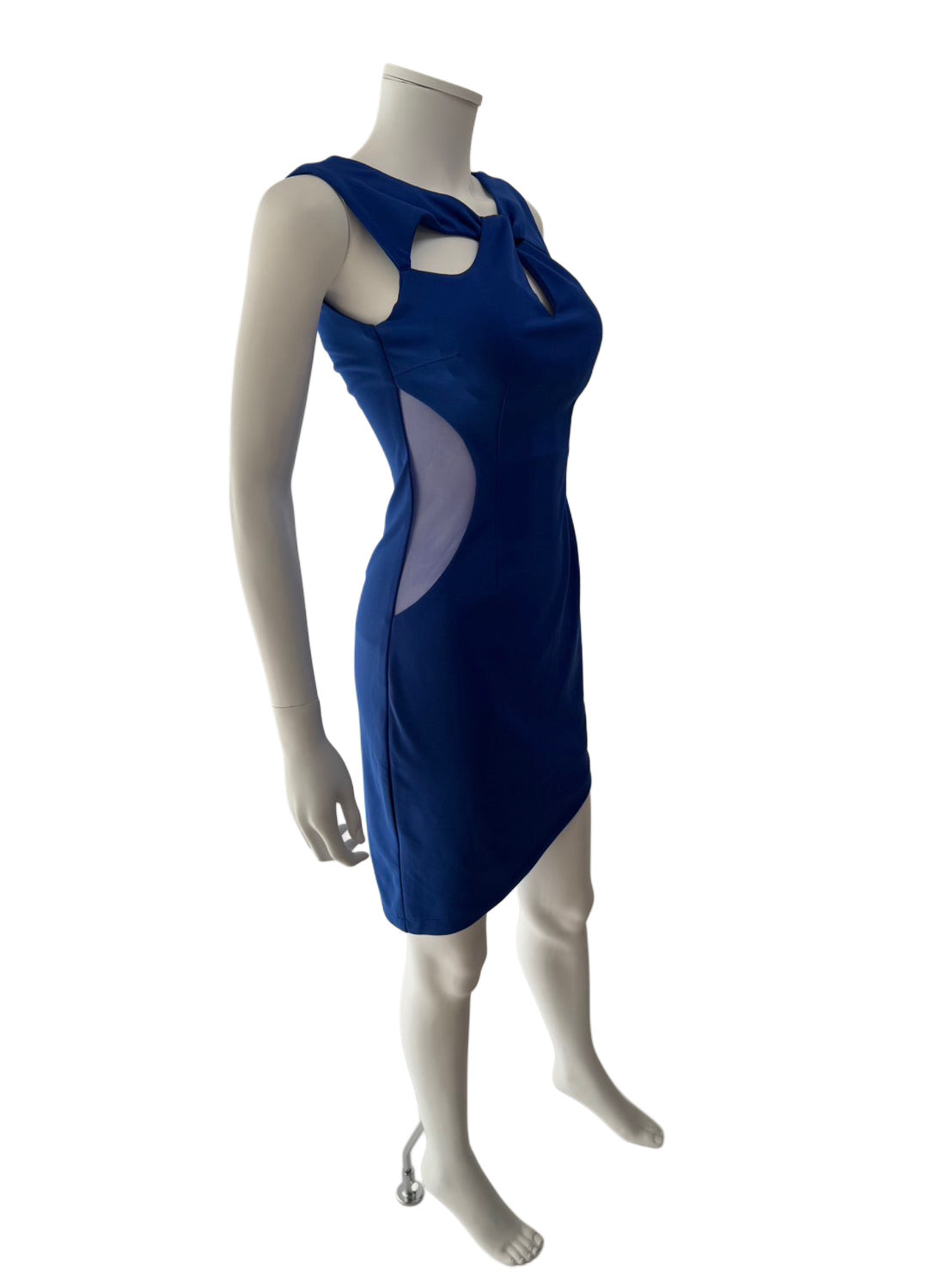 【135】ノースリーブ スリット ミニ丈 ミニドレス Andy