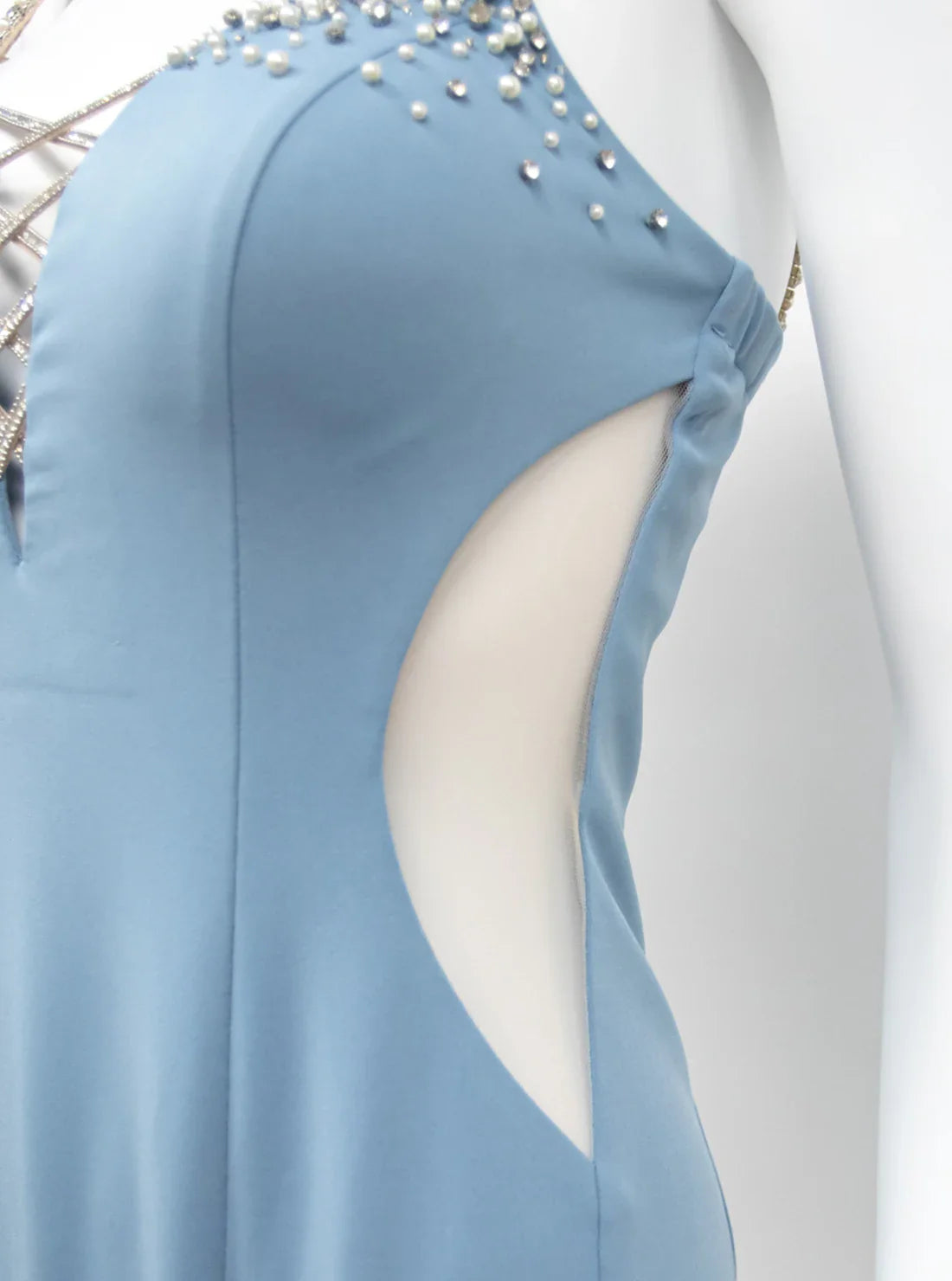 ビジュー キャミソール シアー ミニドレス キャバドレス an | et toi（エトワ） レンタルキャバドレス