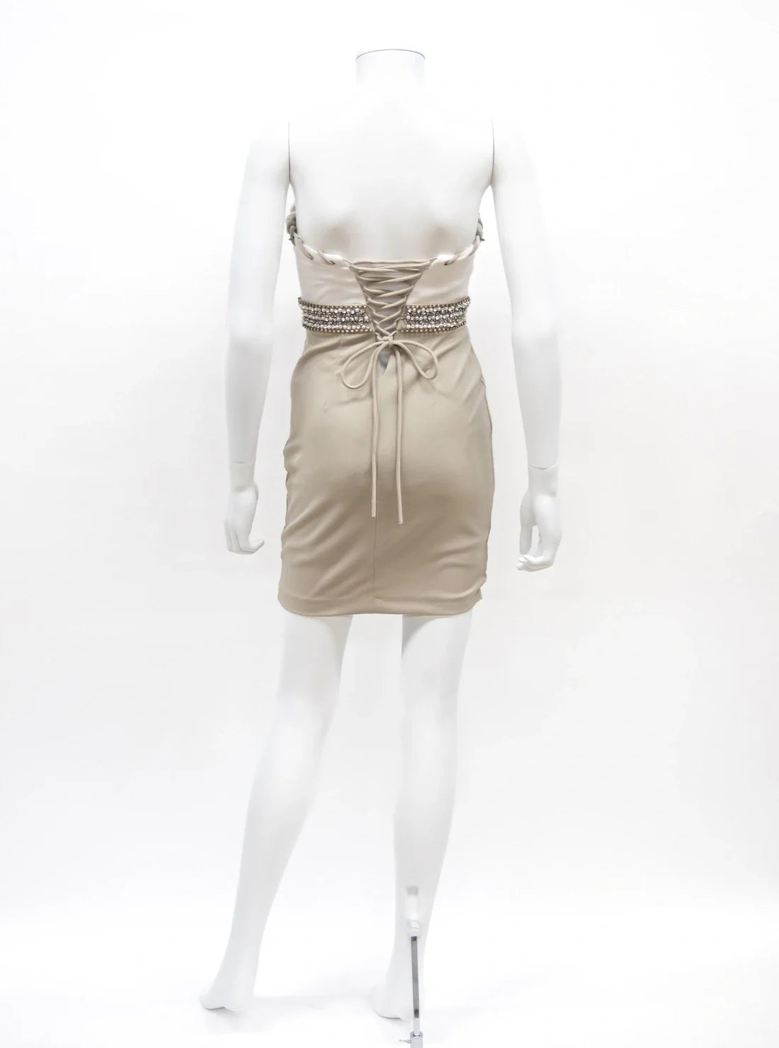 オフショル ビジュー タイト ミニドレス キャバドレス ANGEL R | et toi（エトワ） レンタルキャバドレス