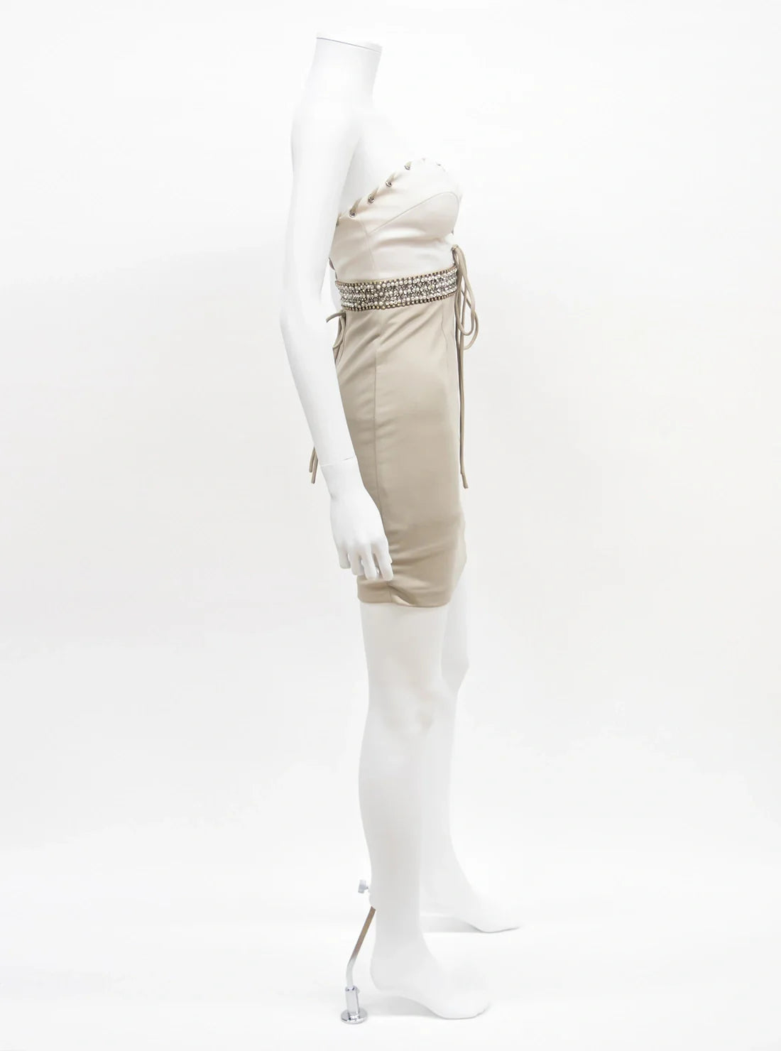 オフショル ビジュー タイト ミニドレス キャバドレス ANGEL R | et toi（エトワ） レンタルキャバドレス