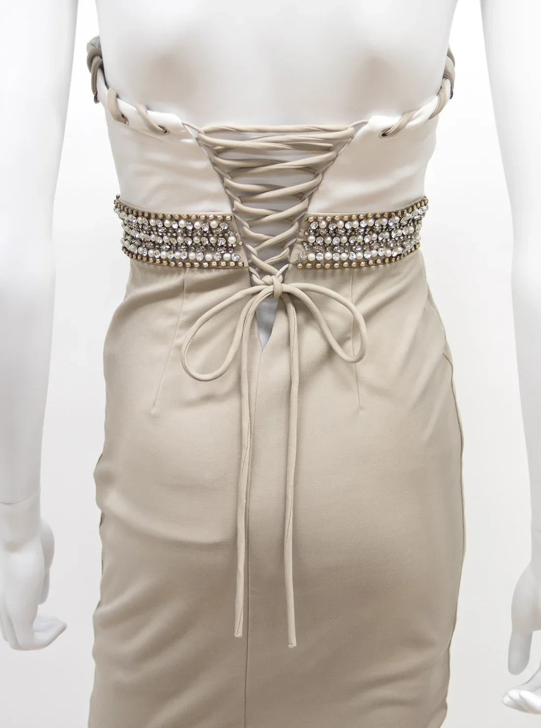 オフショル ビジュー タイト ミニドレス キャバドレス ANGEL R | et toi（エトワ） レンタルキャバドレス