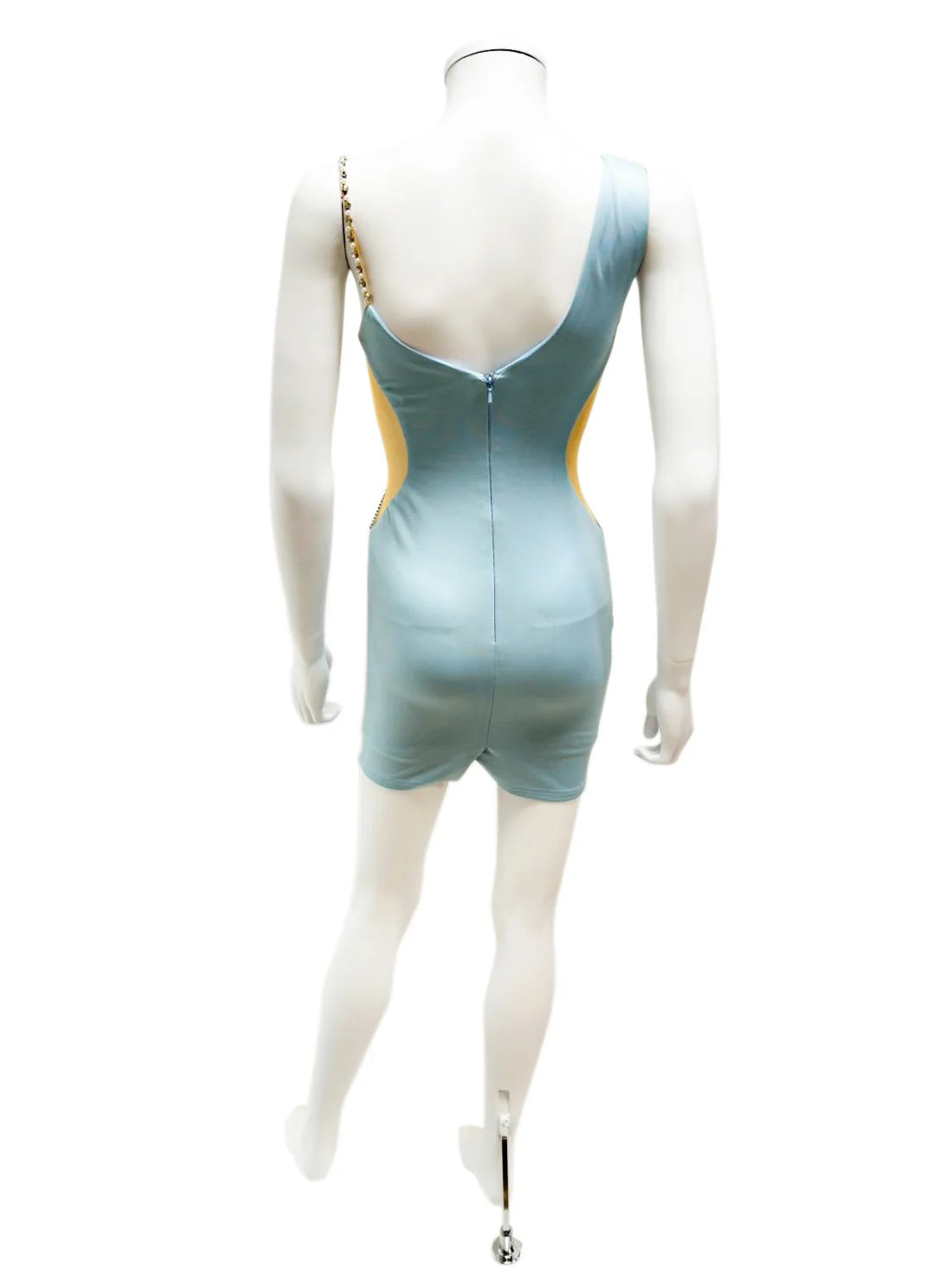 キャミソール ビジュー スリット タイト ミニドレス キャバドレス ANGEL R | et toi（エトワ） レンタルキャバドレス