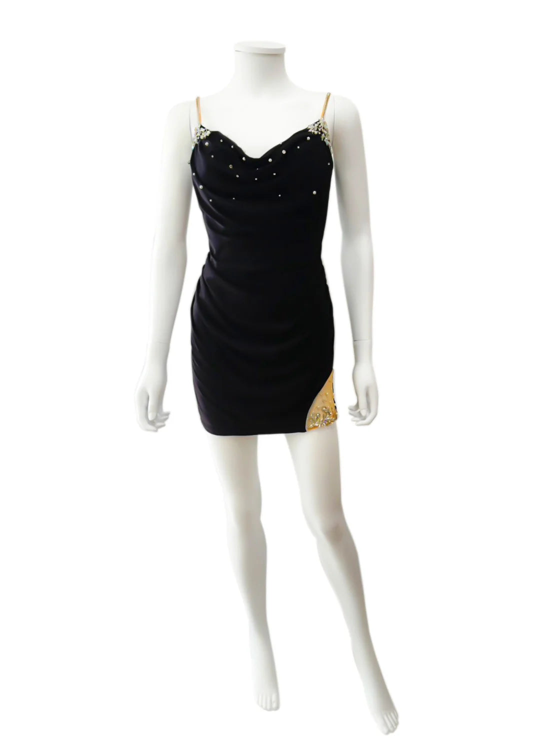 キャミソール ビジュー タイト ミニドレス キャバドレス ANGEL R | et toi（エトワ） レンタルキャバドレス