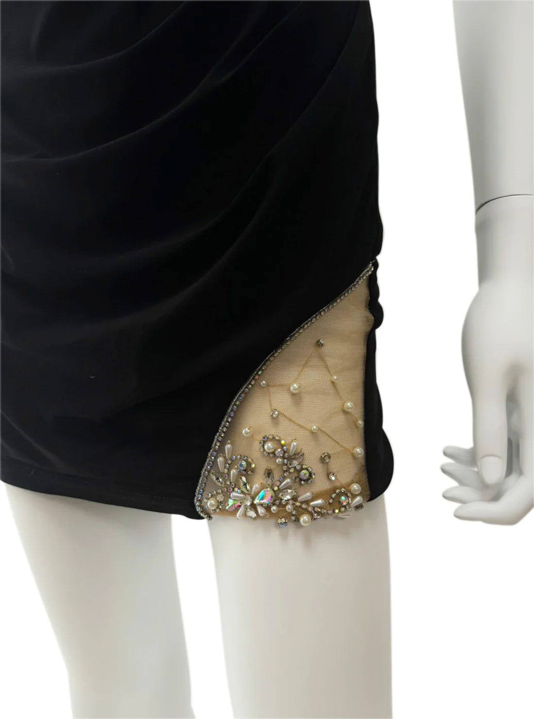 キャミソール ビジュー タイト ミニドレス キャバドレス ANGEL R | et toi（エトワ） レンタルキャバドレス