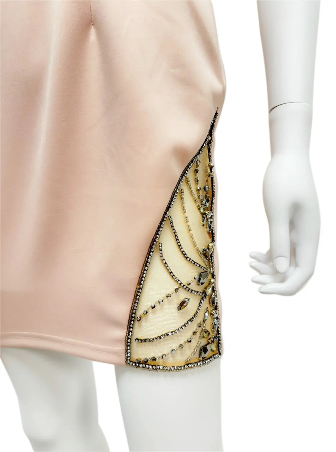 キャミソール ビジュー タイト ミニドレス キャバドレス ANGEL R | et toi（エトワ） レンタルキャバドレス