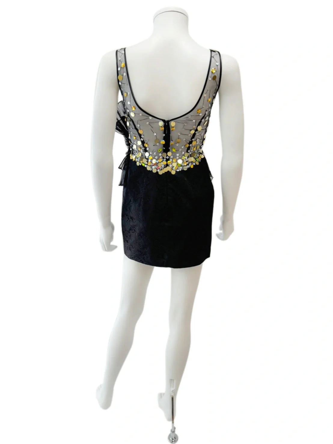 ノースリーブ ビジュー タイト ミニドレス キャバドレス ANGEL R | et toi（エトワ） レンタルキャバドレス