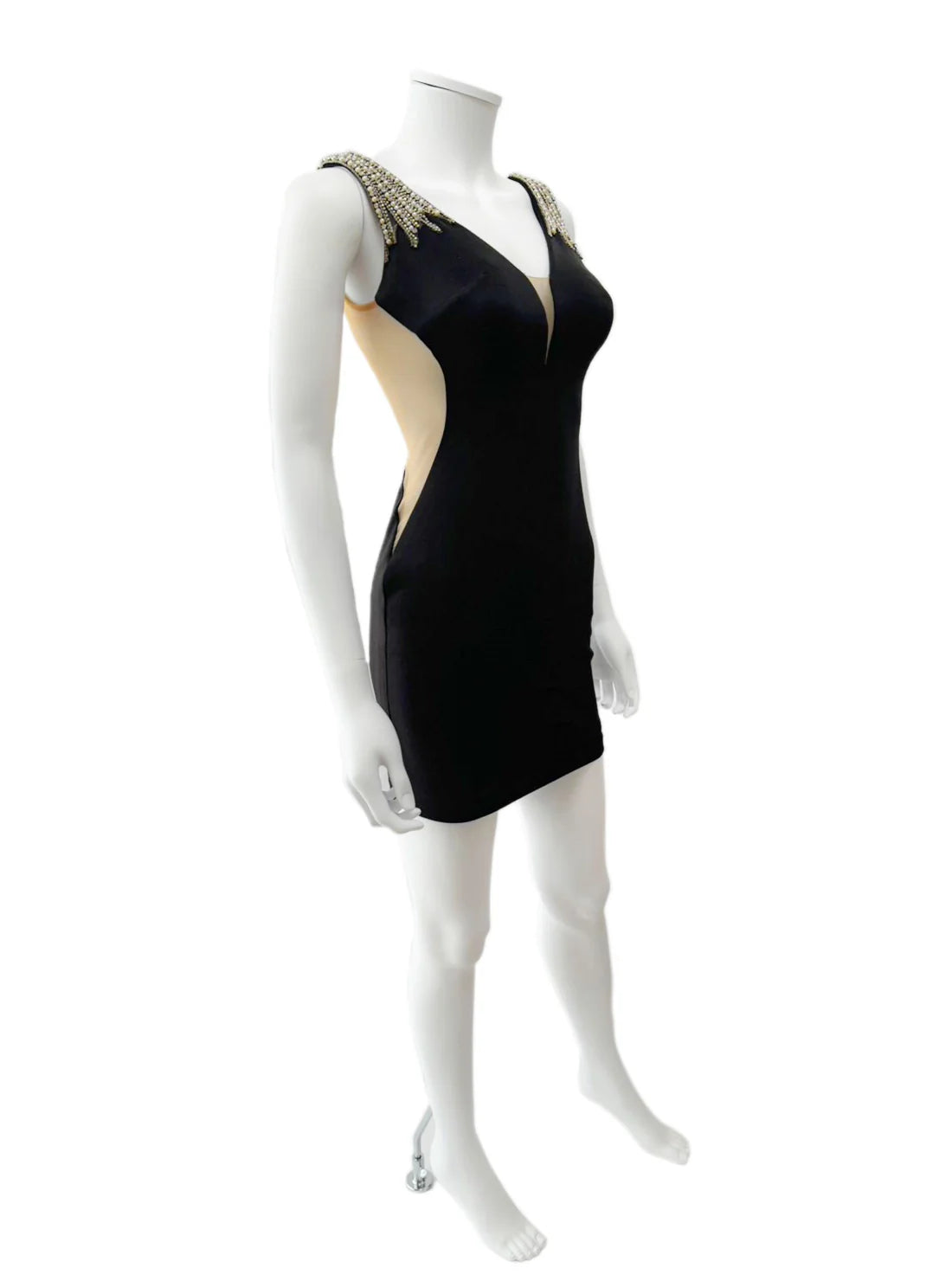 ノースリーブ ビジュー タイト ミニドレス キャバドレス ANGEL R | et toi（エトワ） レンタルキャバドレス