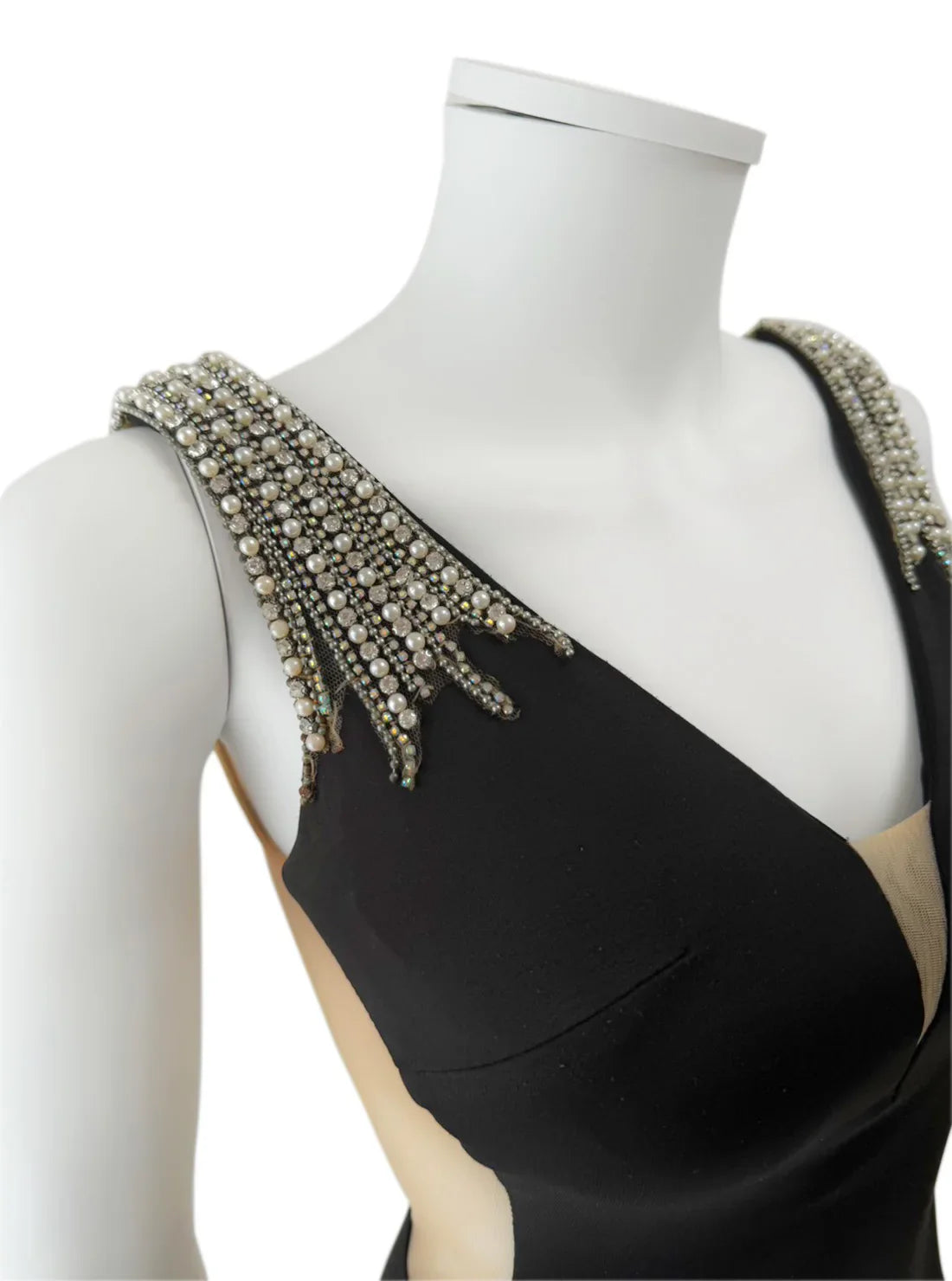 ノースリーブ ビジュー タイト ミニドレス キャバドレス ANGEL R | et toi（エトワ） レンタルキャバドレス