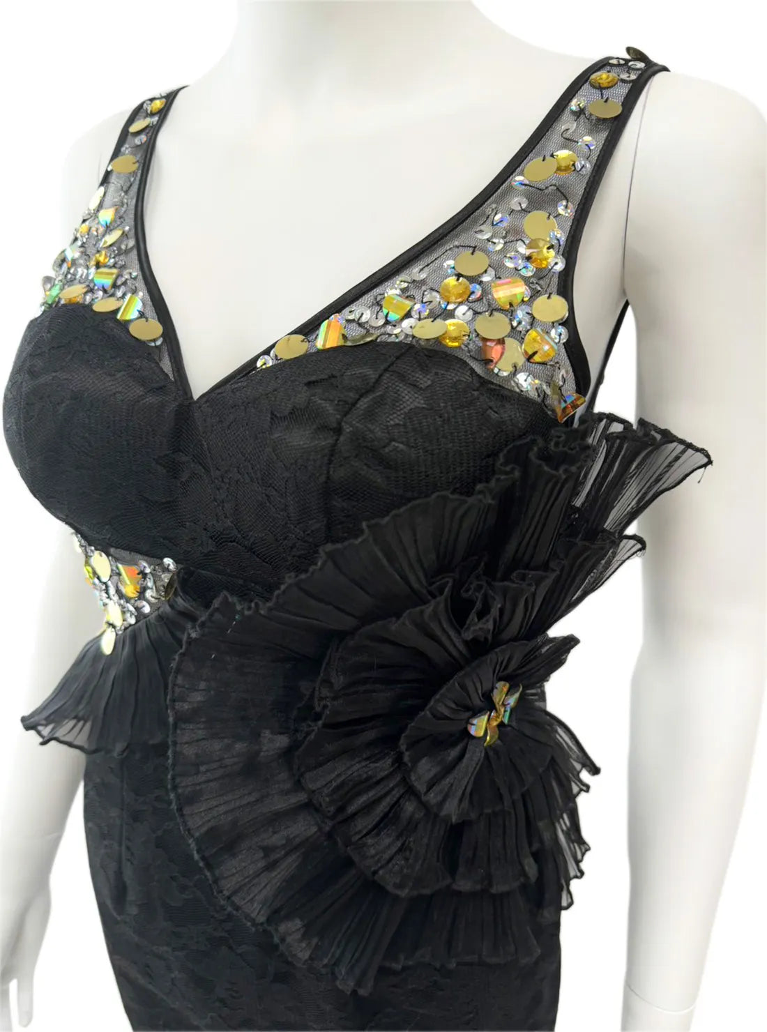 ノースリーブ ビジュー タイト ミニドレス キャバドレス ANGEL R | et toi（エトワ） レンタルキャバドレス