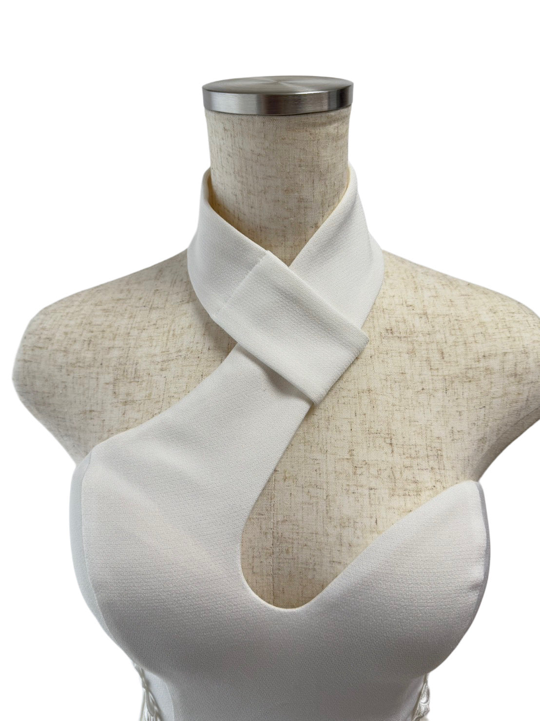 【127】レース タイト ミニ丈 ミニドレス an