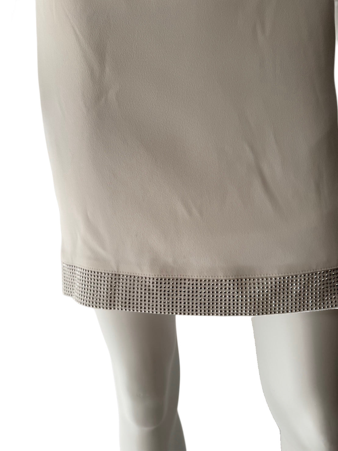 【104】ハイネック ビジュー レース ミニ丈 ミニドレス Andy