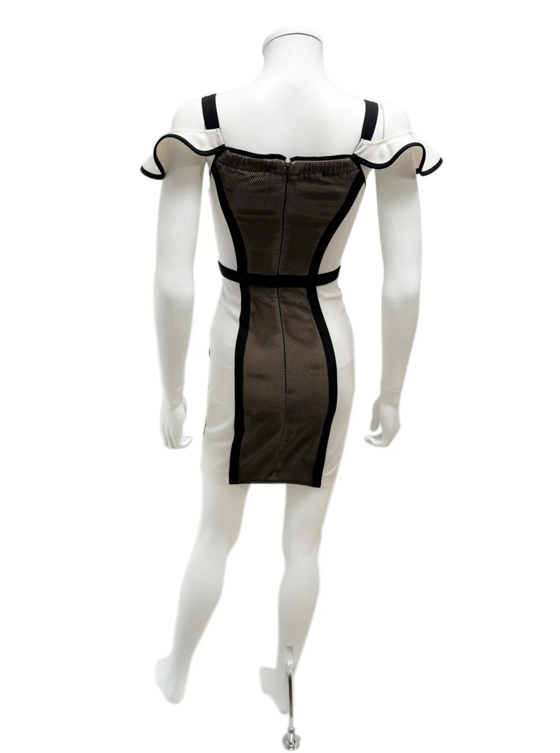 オフショル タイト ミニドレス キャバドレス ROBE de FLEURS Glossy | et toi（エトワ） レンタルキャバドレス