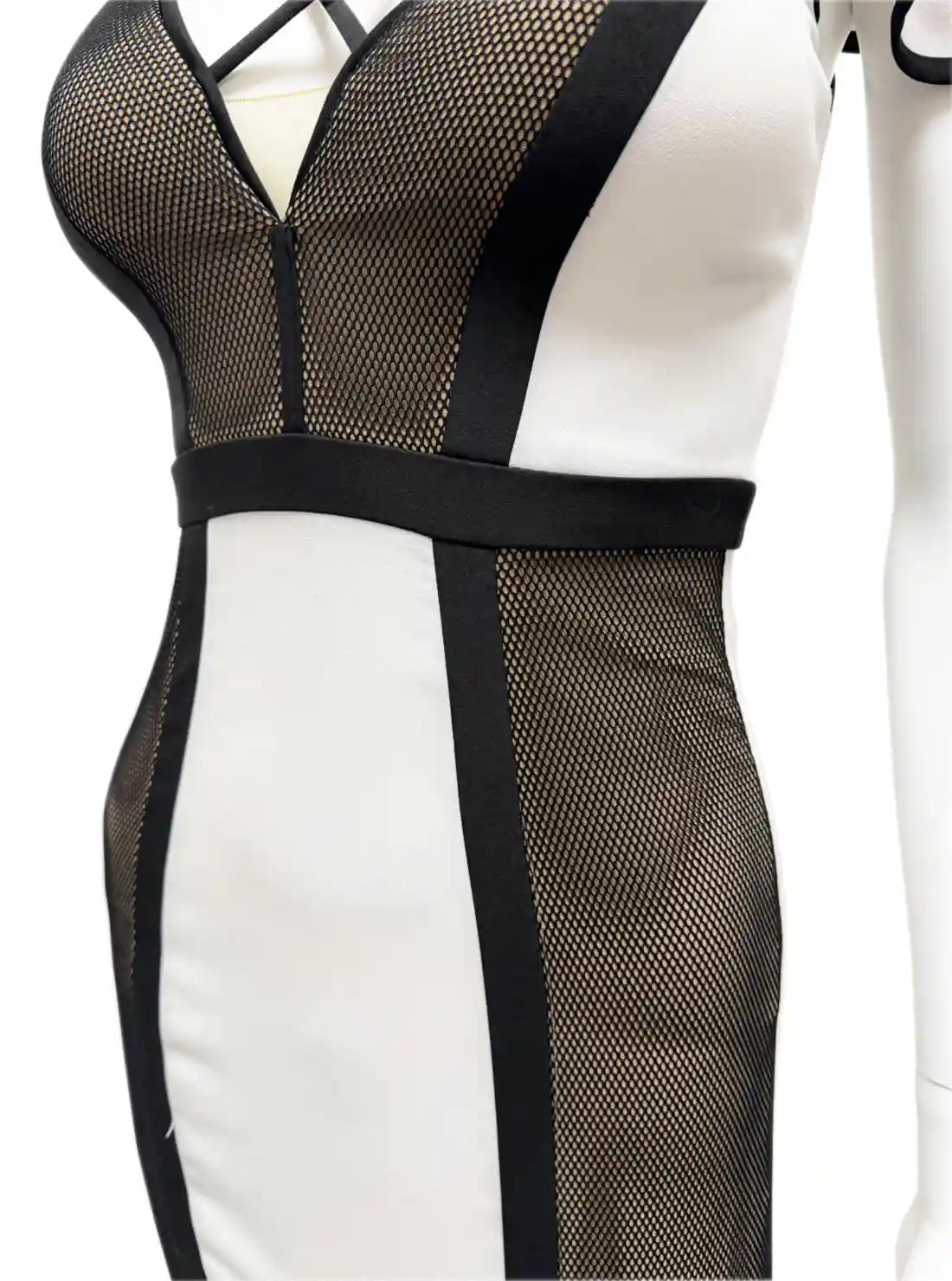 オフショル タイト ミニドレス キャバドレス ROBE de FLEURS Glossy | et toi（エトワ） レンタルキャバドレス